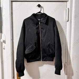 Raf Simons Boxy Cropped Bomber Jacket